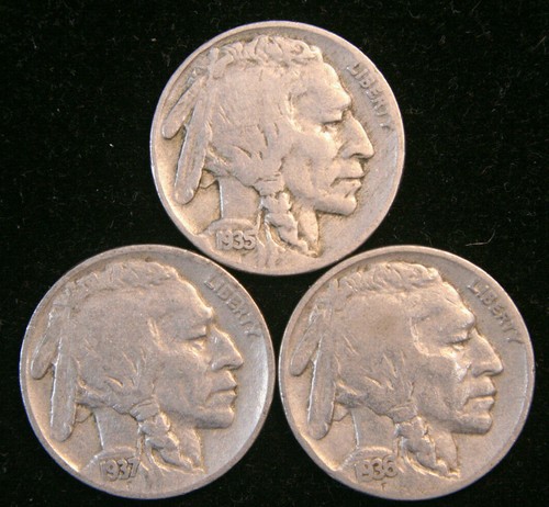 Lot buffalo indian head - buffalo, /