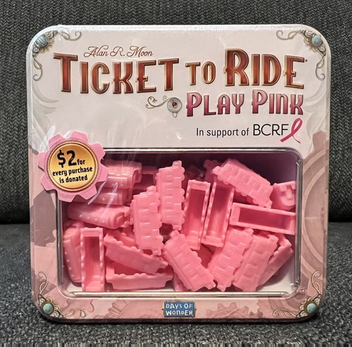 Ticket ride pink trains - ticket,