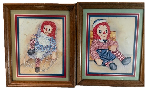 Raggedy ann and andy framed - andy,