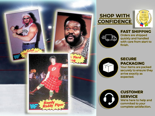 1985 topps wwf cards - topps,