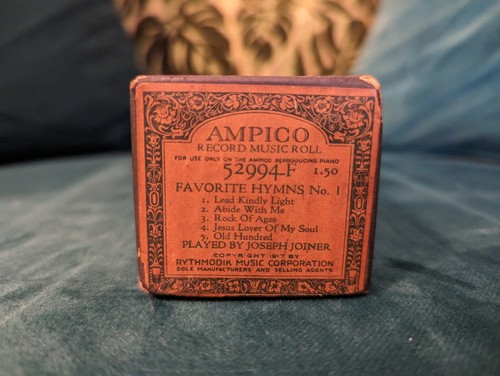 Ampico piano roll - ampico,