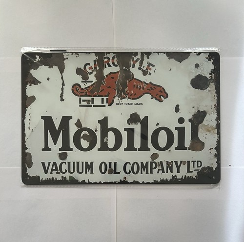 Gargoyle mobil oil - oil, tin