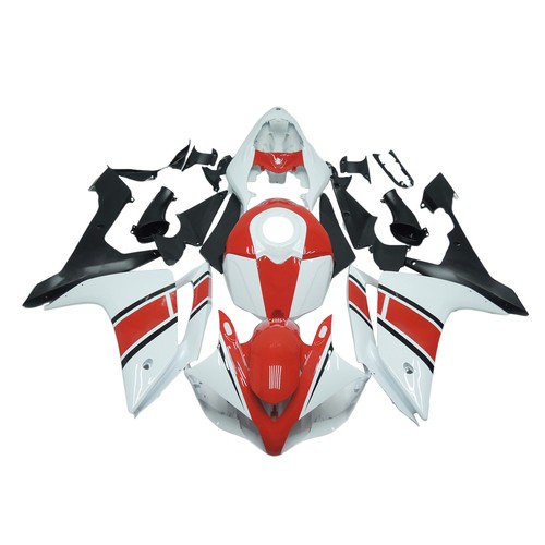 Red white abs bodywork for - red,