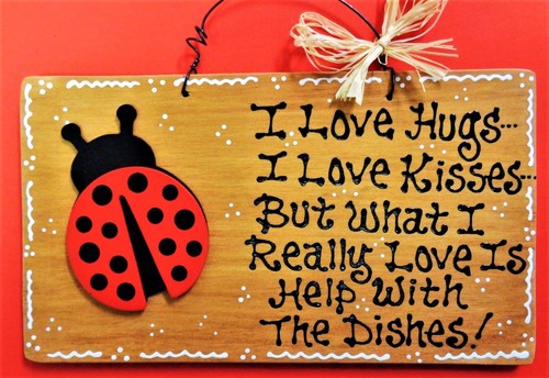 Ladybug hugs kisses dishes - ladybug, hugs~kisses~dishes