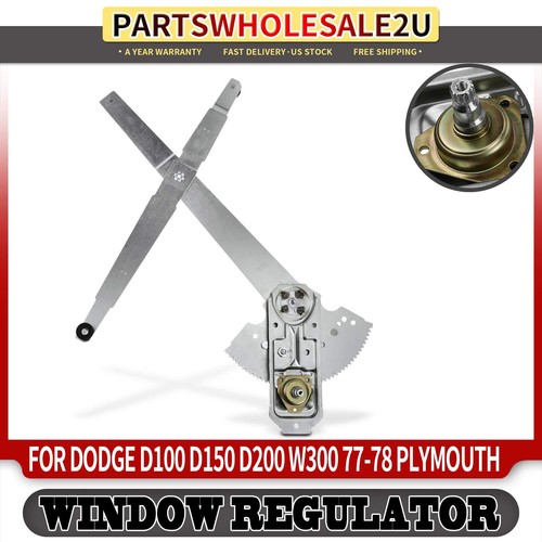 Front left manual window - front,