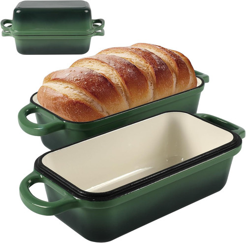 Inch bread pan enameled - x,
