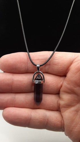 Hexagon crystal pendant - hexagon, –