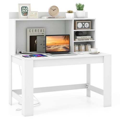 Computer desk with hutch - desk, 2