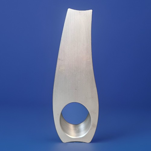 2001 nambe 6403 aluminum vase - aluminum,