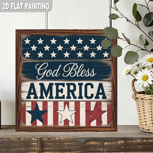 God bless america stars - america, &