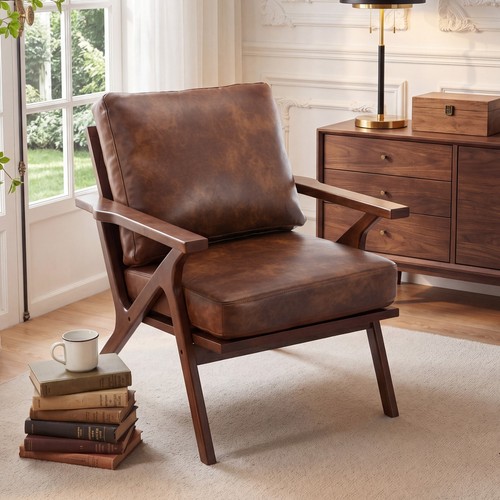 Canmov leather accent chair - pu,