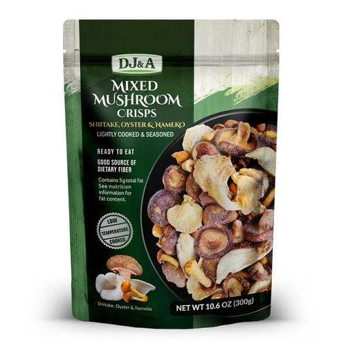 Mixed mushroom crisps - dj&a,