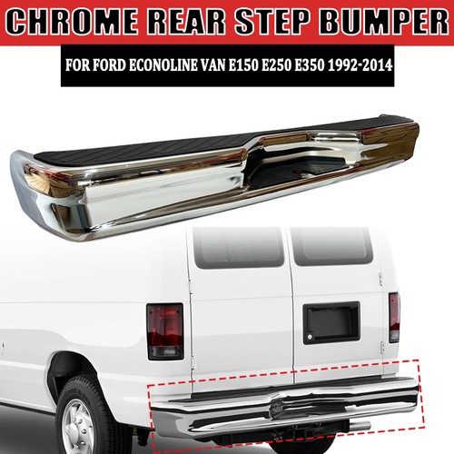 Chrome rear step bumper - chrome,