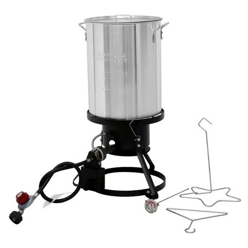 Propane gas turkey fryer - turkey,