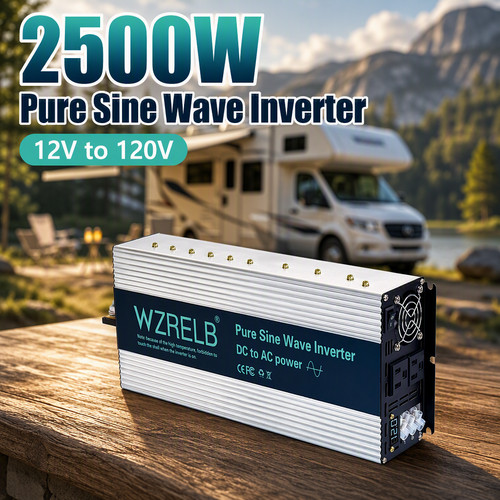 2500w 12v pure sine wave - 12v,