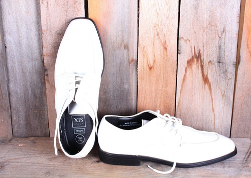 After six white patent leather - white,