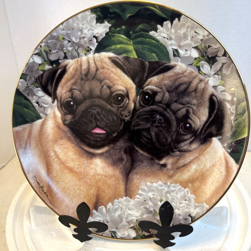 Danbury mint pugs collector - pugs,
