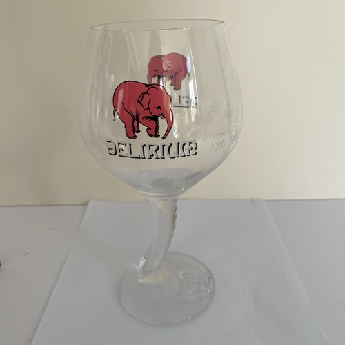 Delirium tremens beer - delirium, glass