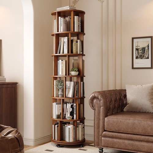 Rotating bookshelf tier - bookshelf,, 6
