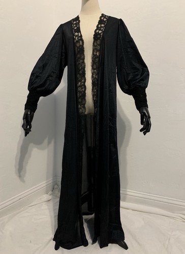Vintage 90s black lace - black,