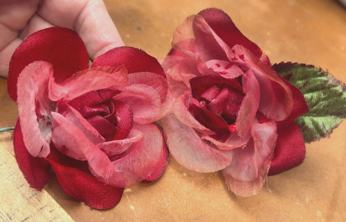 Vintage millinery 1950s flower - millinery,