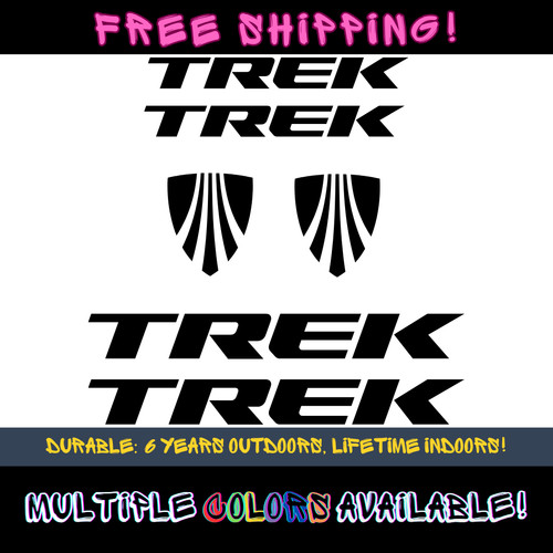 Trek bicycle vinyl decal - trek,