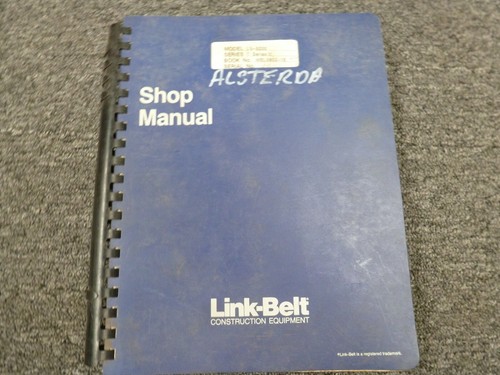 Link belt model - ls-5800c, ii