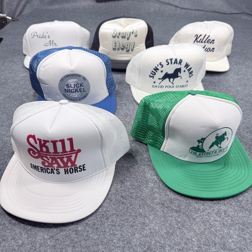Vintage trucker hat lot - vintage,