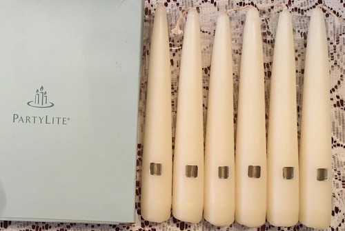 Partylite unscented ivory - unscented, 6”