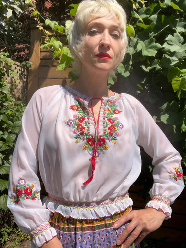 Hungarian folk embroidery - folk,