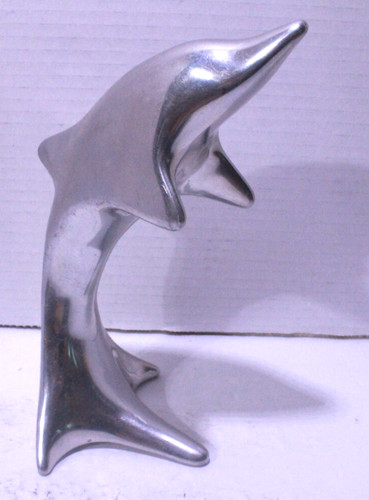 Hoselton aluminum dolphin - hoselton, ~8"