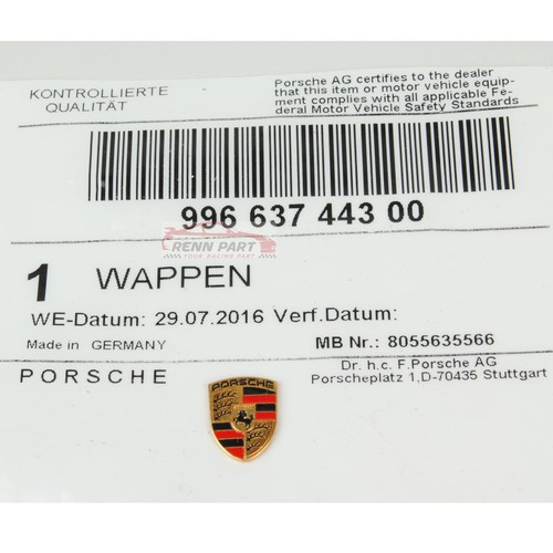New genuine porsche - key, fob