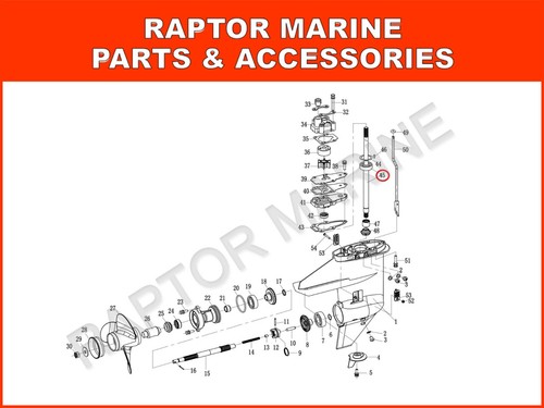 Drive shaft for tohatsu - for,