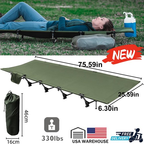 Compact folding camping bed - camping,