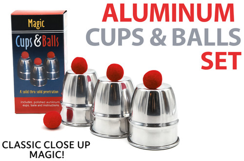 Aluminum cups balls set - cups,