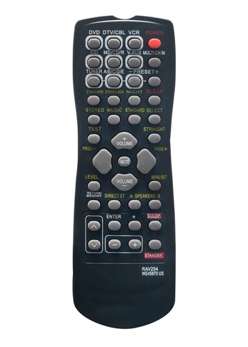 Rav254 we45870 remote control - rav254,