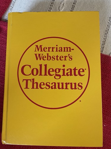 Webster collegiate thesaurus - collegiate,
