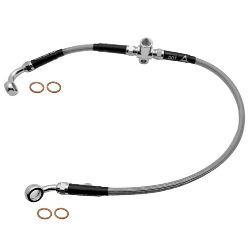 Braided front brake hose - brake,