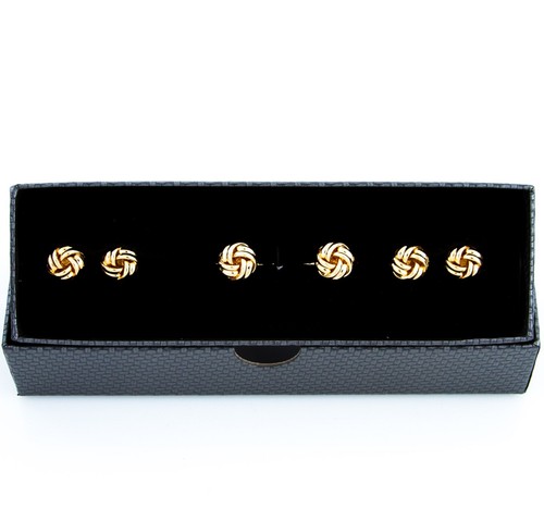 Mrcuff gold knot cufflinks - knot,