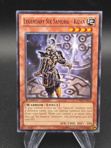 Legendary six samurai kizan - six,