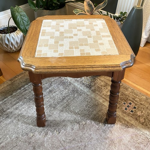 Vintage mcm 1970s tile top - mcm,