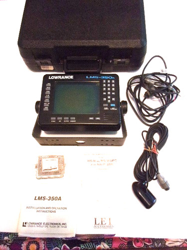Lowrance lms 350a sonar gps - lowrance,