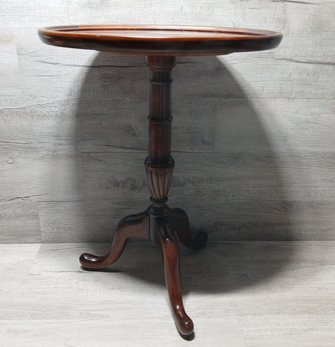 Vintage mahogany tripod heavy - mahogany,