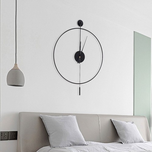 Minimalist wall clock round - clock,