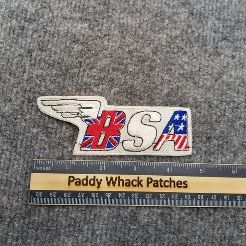 Vintage bsa motorcycles patch - vintage,
