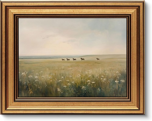 Vintage gold framed wall art - vintage,