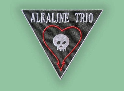 Alkaline trio logo iron - trio,