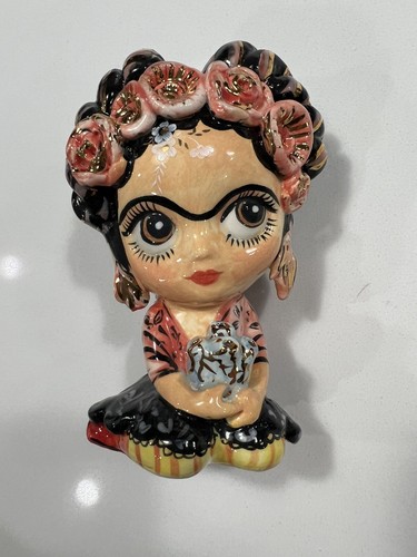 Frida kahlo ceramic doll - kahlo,