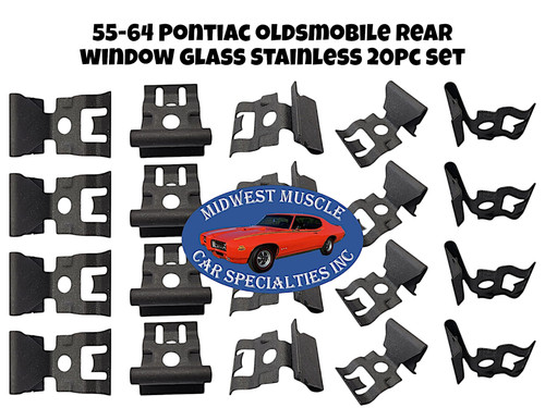 Rear window glass trim reveal - rear,