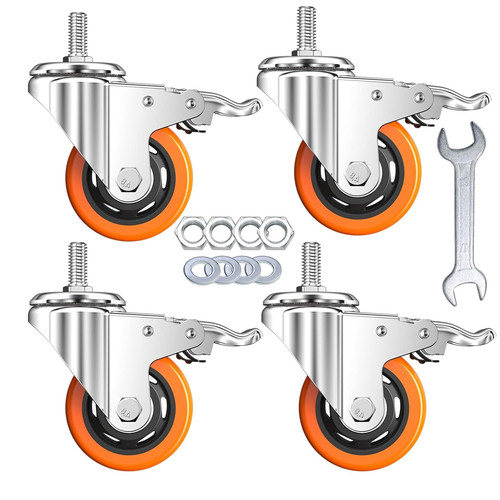 Stem casters heavy duty swivel - stem,